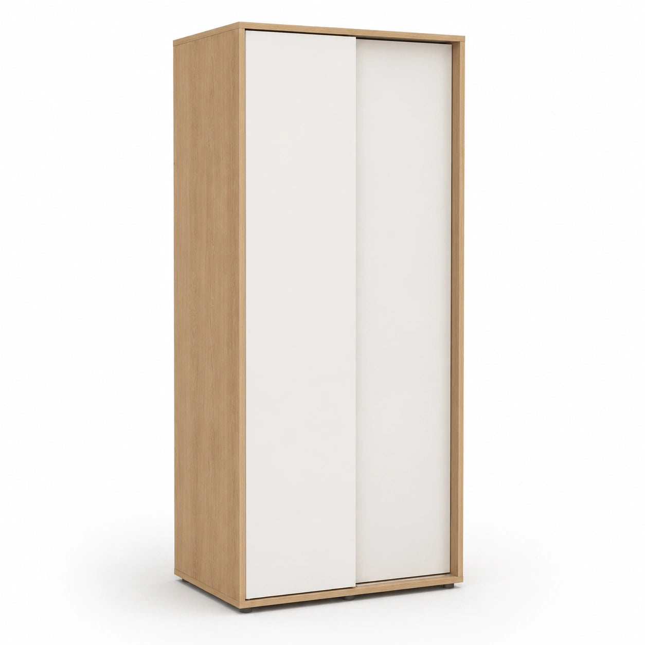armoire-2-portes-coulissantes-bois-et-blanc-avec-etagere-umoajw6000lf