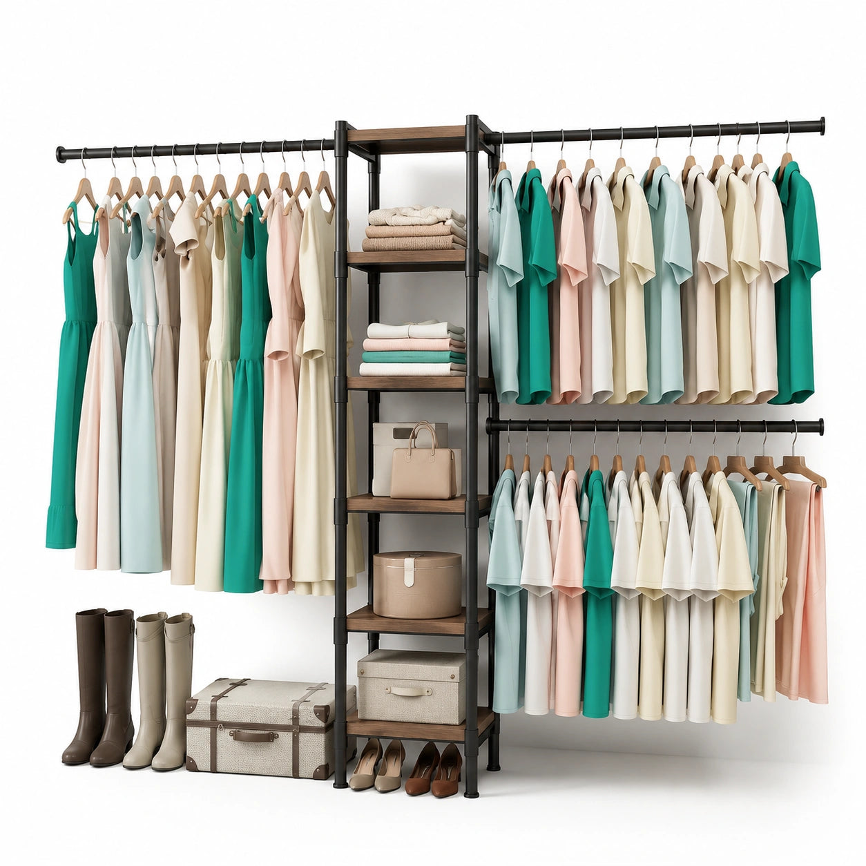 armoire-de-chambre-extensible-avec-barres-et-etageres-syeupi5990hc